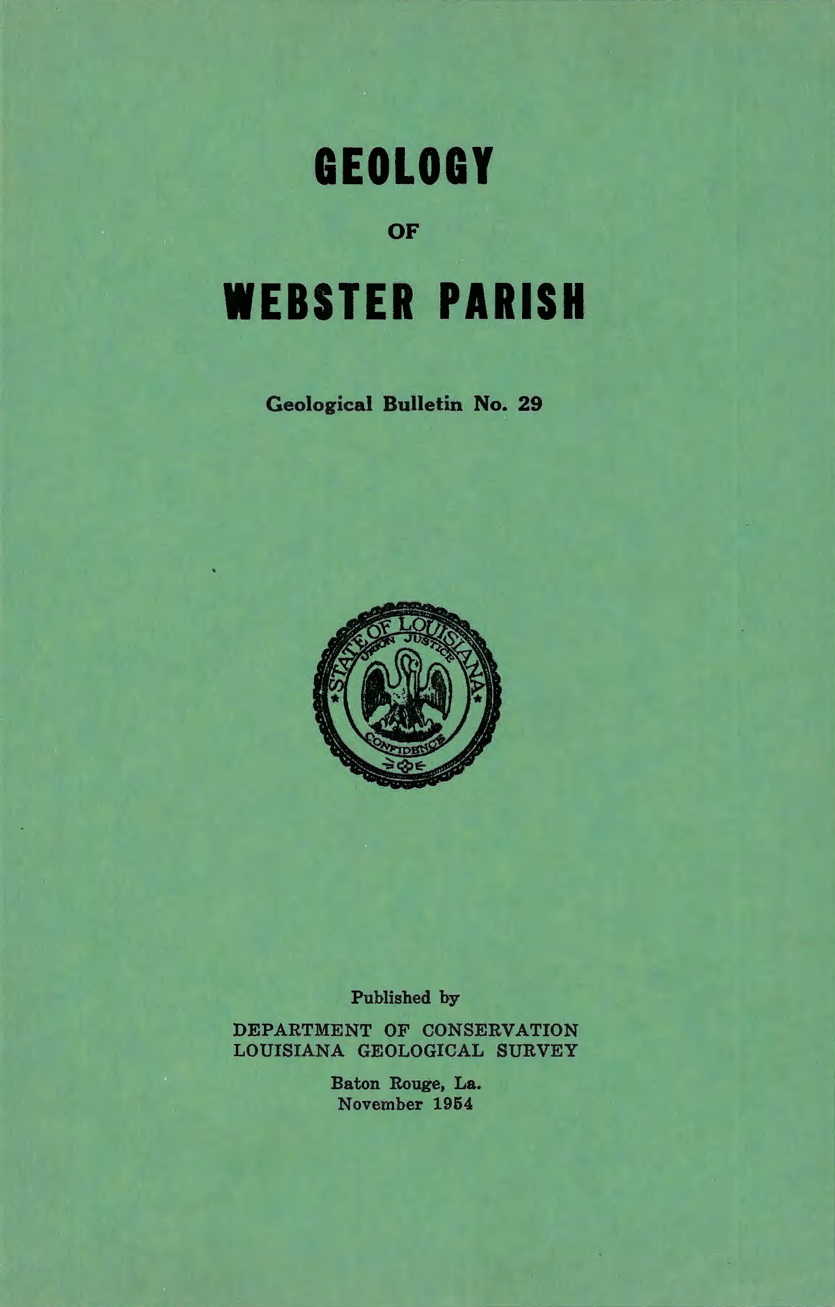 Geology of Webster Parish